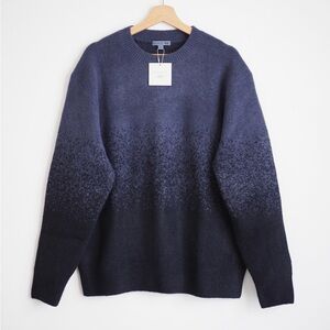 JW Anderson Souffle Yarn Gray Gradient Uniqlo Crew Neck Sweater USA size Medium